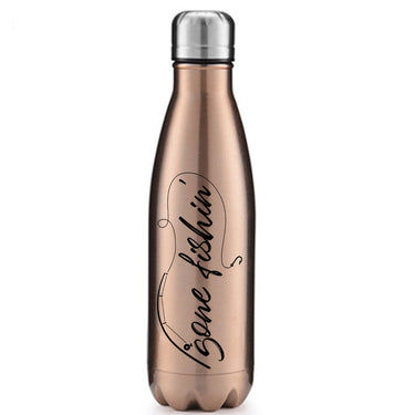 Gone Fishing v2' Stainless Steel Water Bottle